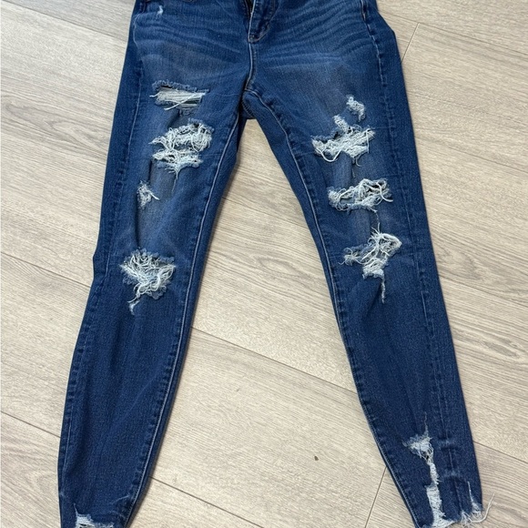 American Eagle Thr Dream Distressed Women's Jeans - Picture 1 of 10
